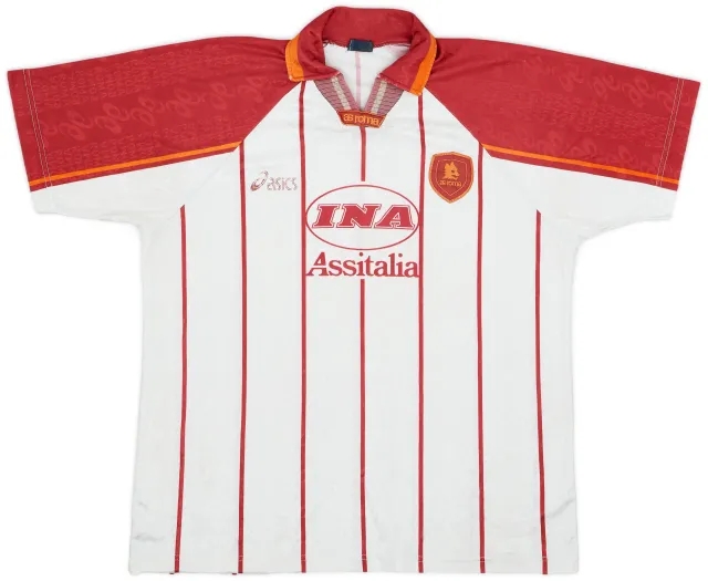 Asics 1996-97 Roma Away Shirt - 5/10 - (XXL)