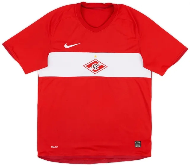 Nike 2009 Spartak Moscow Home Shirt - 8/10 - (M)