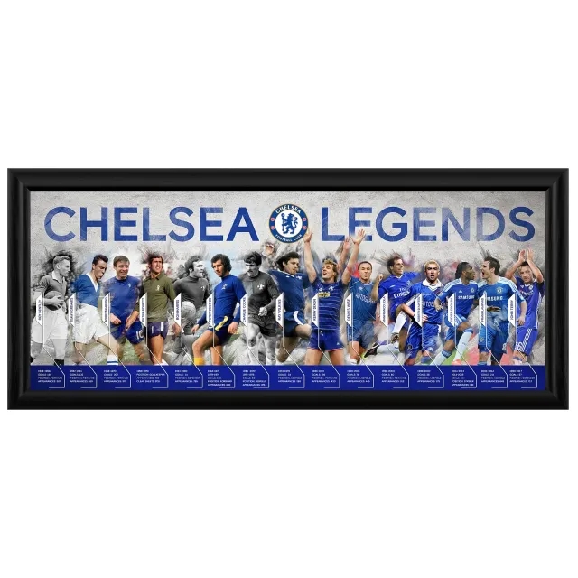 Chelsea Legend Timeline Framed Print - 30 Inch