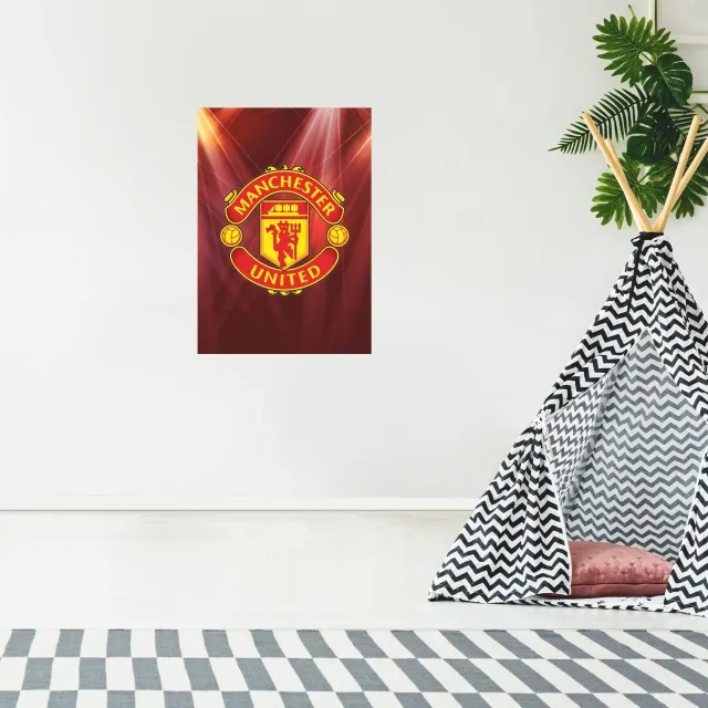 Manchester United Crest Print - A2