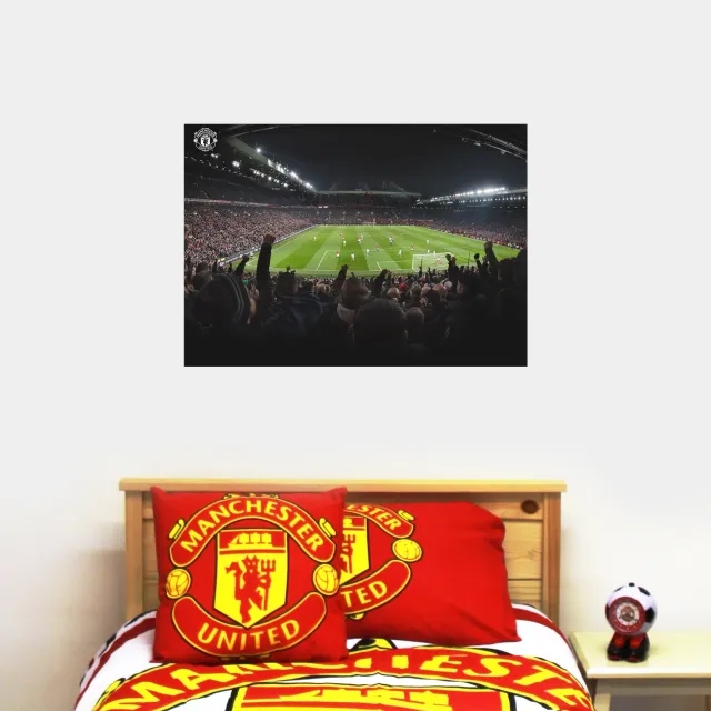Manchester United Stretford End Goal Print - A3