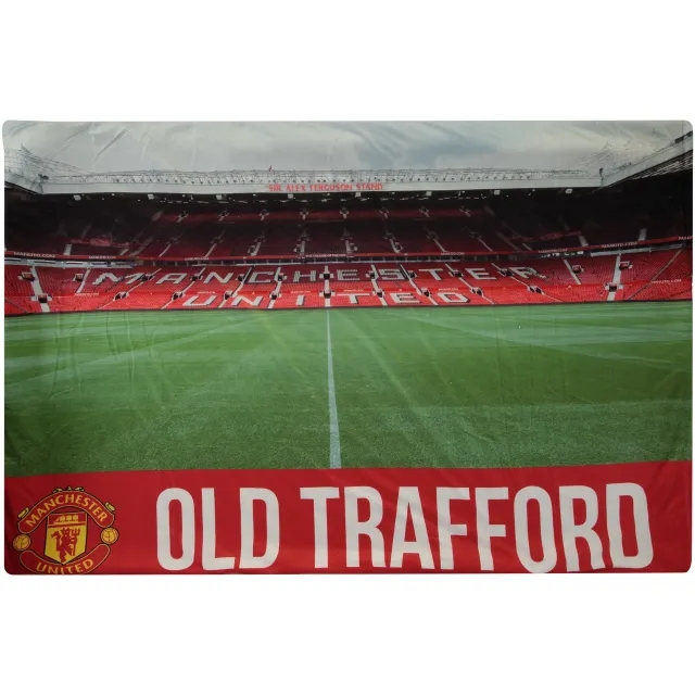 Manchester United Stadium Digital Print Fleece Blanket