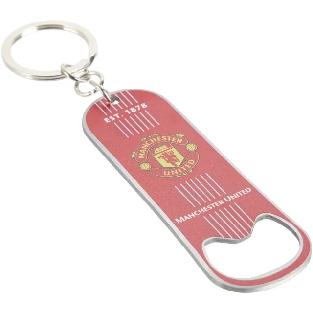 Manchester United Retro Kit Bottle Opener Keyring