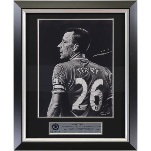 Chelsea Terry Signed Del Llewellyn Framed Art Print