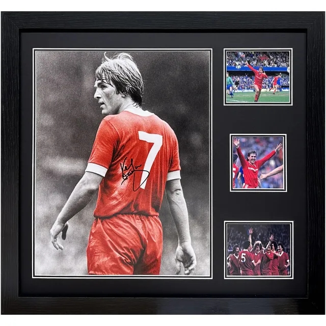 Kenny Dalglish Signed Liverpool Photo - Framed