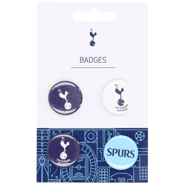Tottenham Hotspur 25mm Button Badge Set - 4 Pack