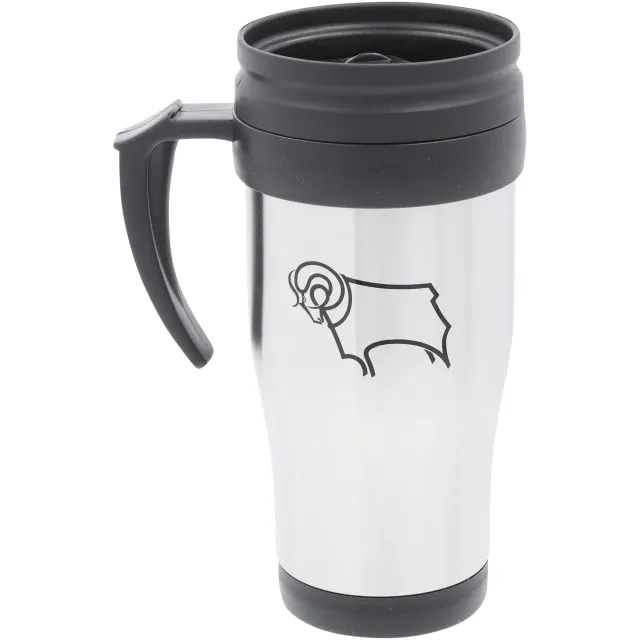 Derby County Chrome Thermo Mug - 400ml