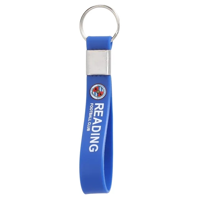 Reading Silicone Strap Keyring