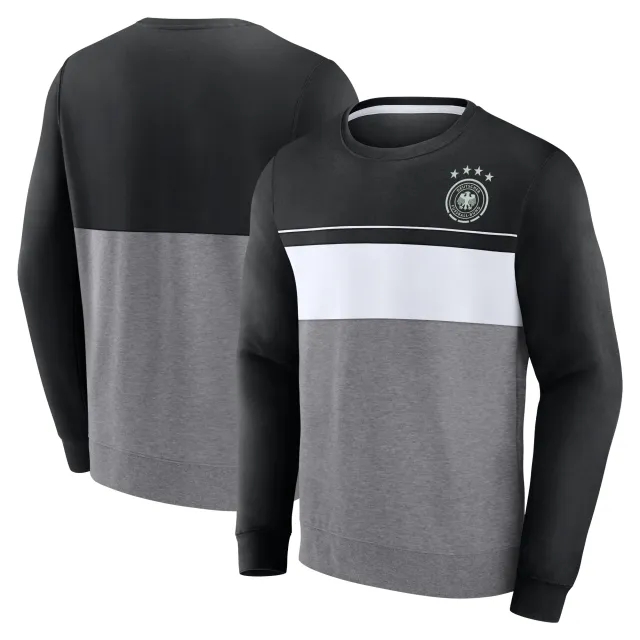 Fanatics MTO Label DFB Fundamentals Crew Sweatshirt - Athletic Grey Heather - Mens
