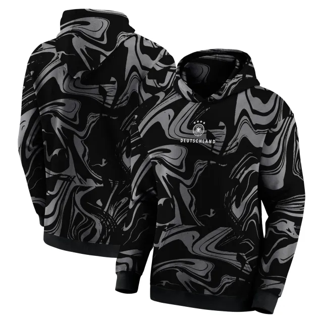 Fanatics MTO Label DFB All Over Print Hoodie - Storm Grey - Mens