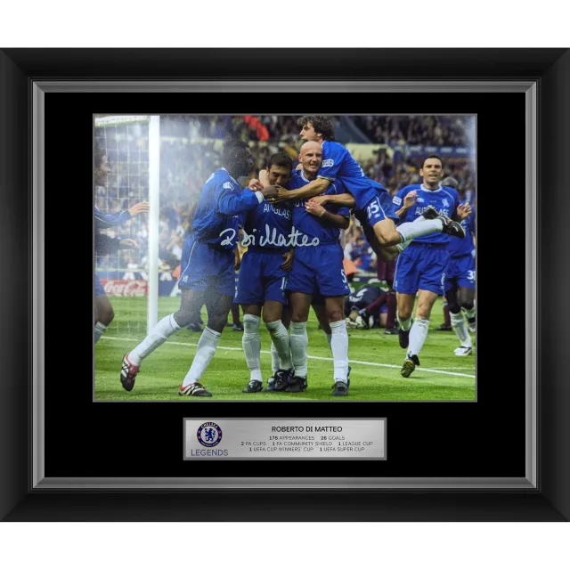 Chelsea Roberto Di Matteo 2000 FA Cup Final – Signed Framed Print