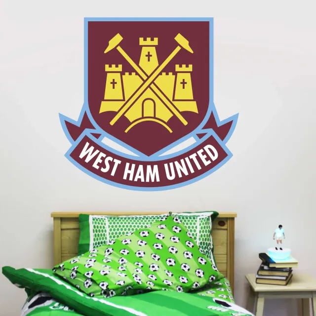 West Ham United 99 Crest Wall Sticker - 60cm height x 60cm width