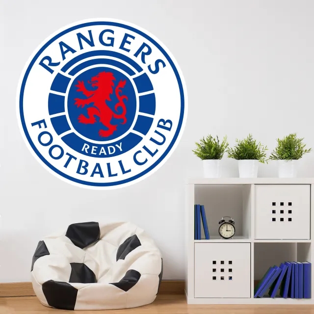Glasgow Rangers Crest Wall Sticker - 60cm height x 60cm width