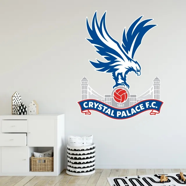 Crystal Palace Crest Wall Sticker - 60cm height x 50cm width