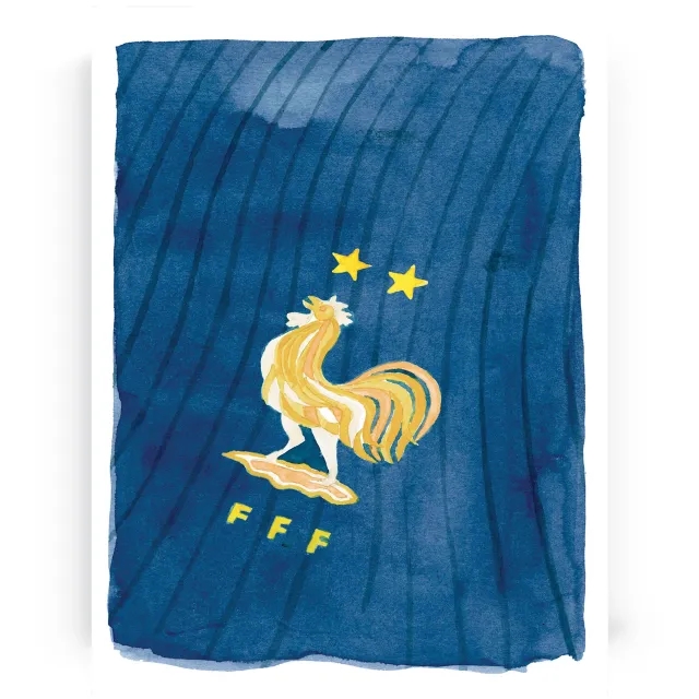 France Star Shirt Poster