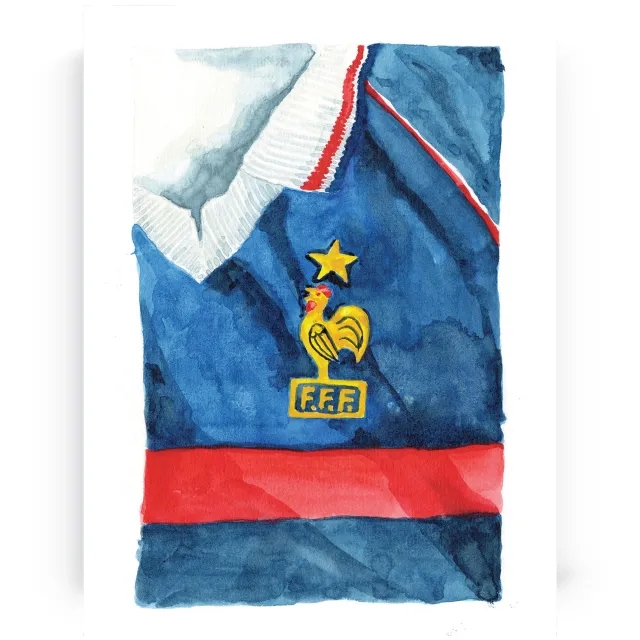 France 1998 Star Shirt Poster