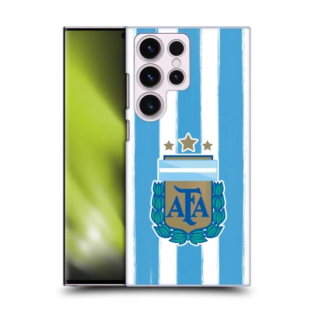 Ecell Argentina Brush Stripes Hard-Shell Phone Case - Samsung