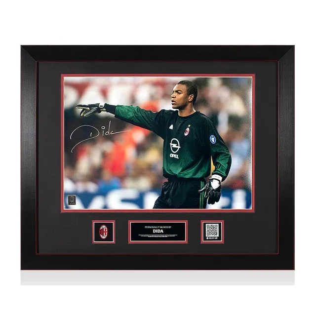 AC Milan Official Dida Signed and Framed Photo