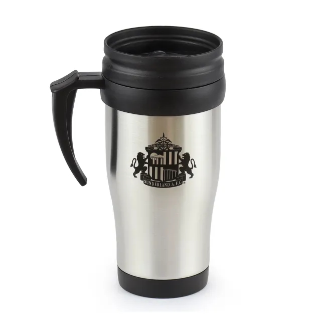 Fanatics Sunderland Chrome Thermo Mug - 400ml