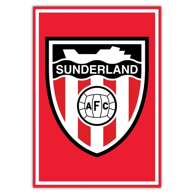 Fanatics Unlabeled Sunderland Ship Crest Print - Unframed A2
