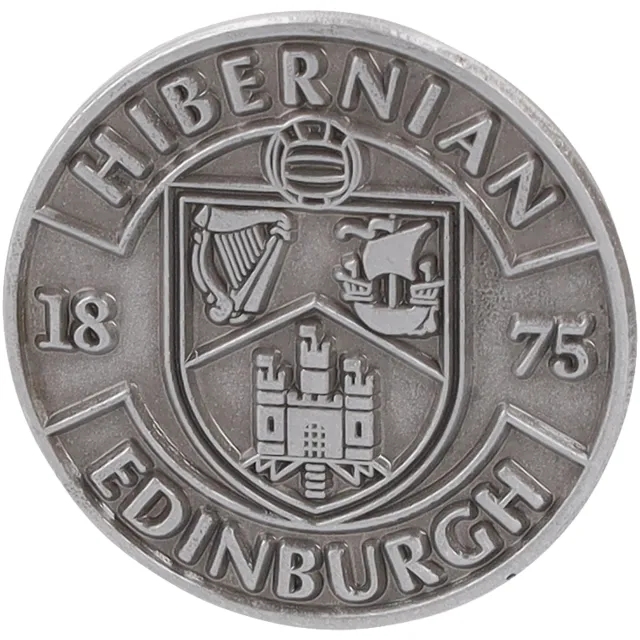 Fanatics Unlabeled Hibernian Antique Silver Crest Pin Badge
