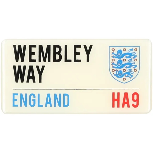 England Large Street Sign Magnet