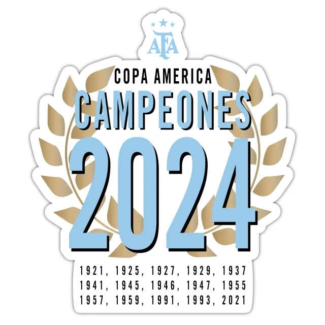 Argentina Copa America Champions 2024 - Wall Sticker - 90cm