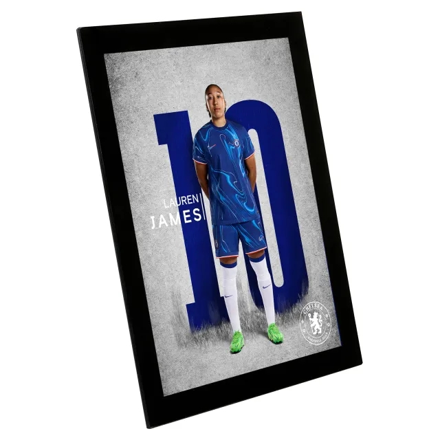 Chelsea Lauren James 2024-25 Print - Glass Frame - 8 x 6 Inch