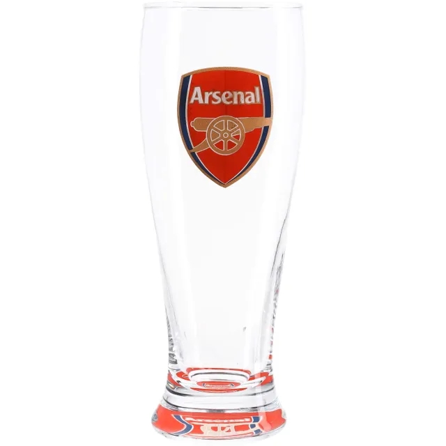 No Brand Arsenal Crest on Base Pint Glass