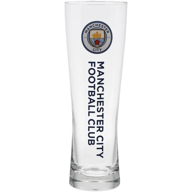 Brand Unknown Manchester City Wordmark Slim Pint Glass