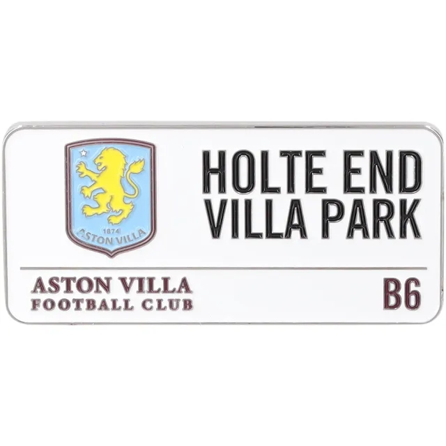 Fanatics Unlabeled Aston Villa Street Sign Fridge Magnet