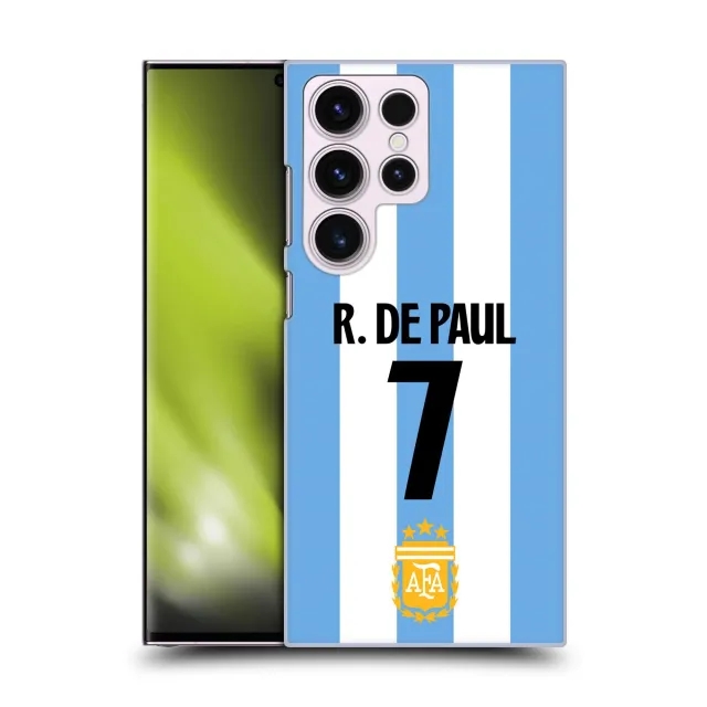 Argentina Rodrigo De Paul Name and Number Phone Case - Samsung