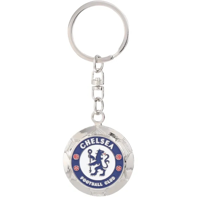 FOCO Chelsea Silver Football Keyring