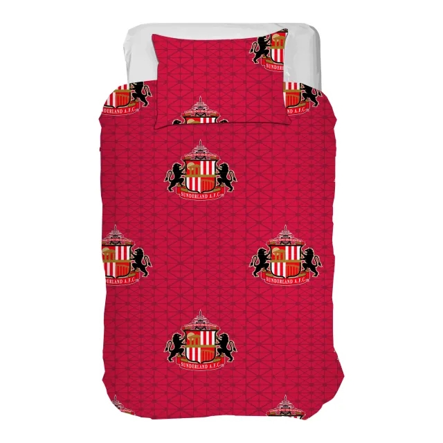 Fanatics Sunderland Poly Cotton Rotary Toddler Duvet - 150cm X 120cm