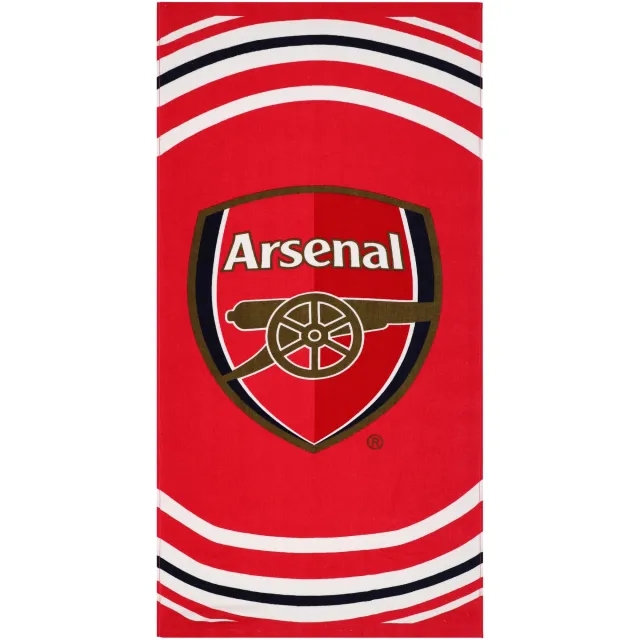 No Brand Arsenal Jacquard Stripe Towel