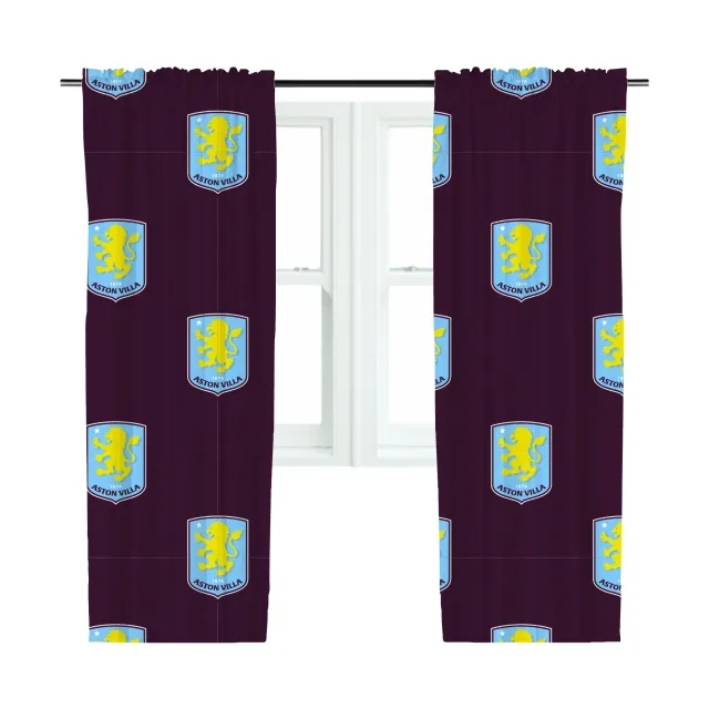 Fanatics Unlabeled Aston Villa 72 Drop Rotary Curtains