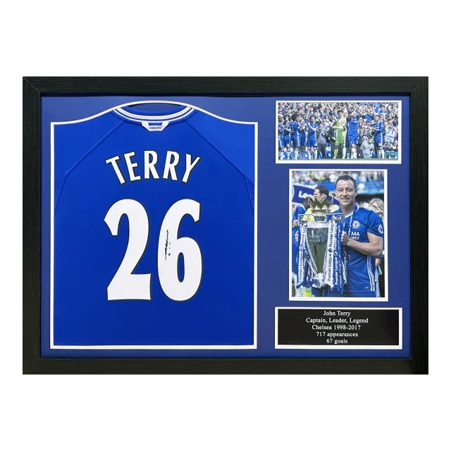 John Terry Signed Shirt - Framed
