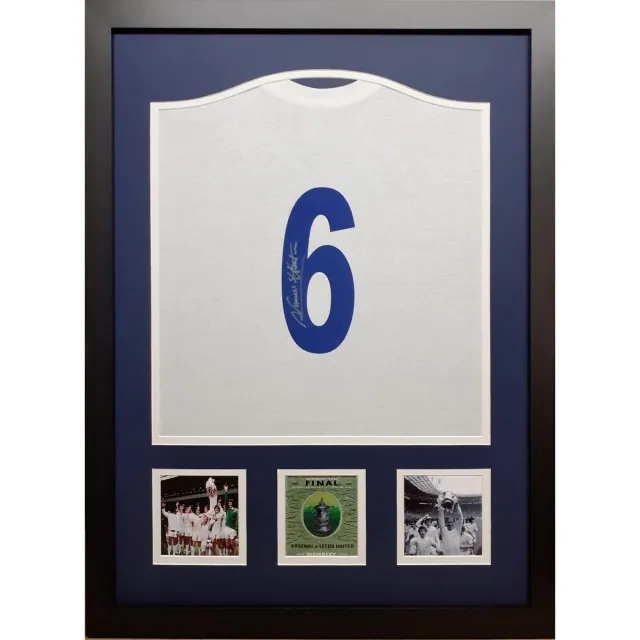 Norman Hunter #6 Signed Shirt - Framed