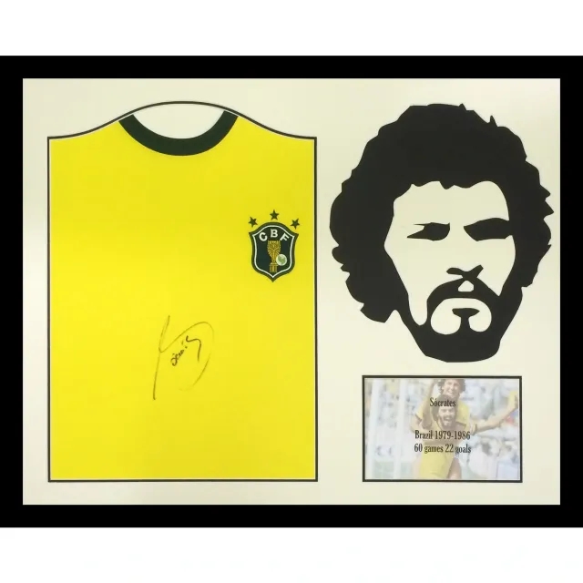 Socrates Signed Shirt - Framed