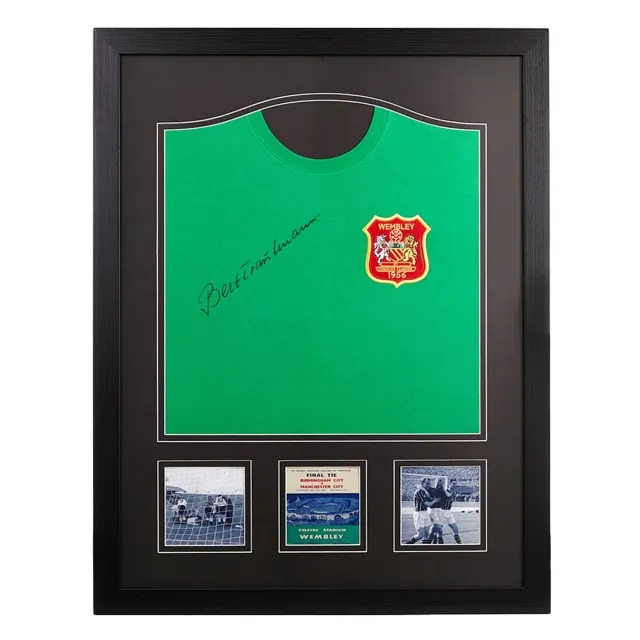 Bert Trautmann Signed Shirt - Framed