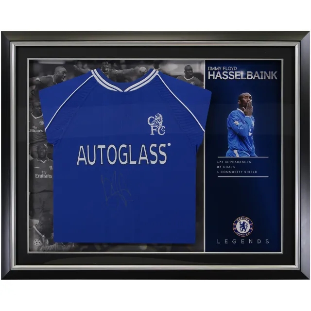 Chelsea JF Hasselbaink Signed Shirts