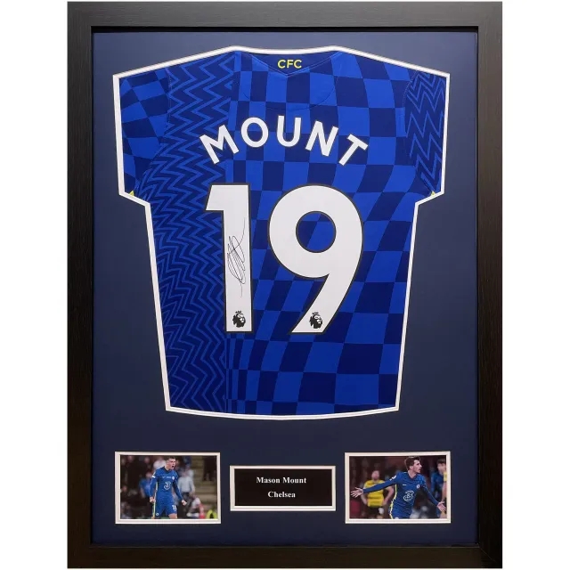 Mason Mount Signed Chelsea 2021/22 Shirt - Framed