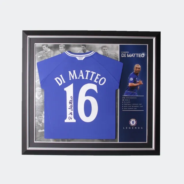 Chelsea Di Matteo 1997 – Signed Framed Shirt