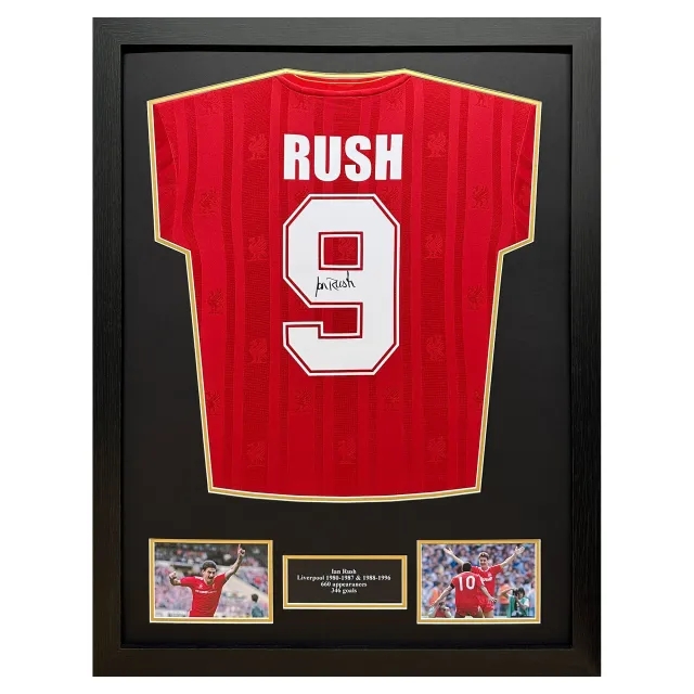 Liverpool Ian Rush Signed 1986 Shirt