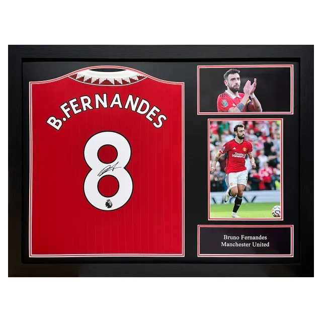 Manchester United Bruno Fernandes Signed Shirt