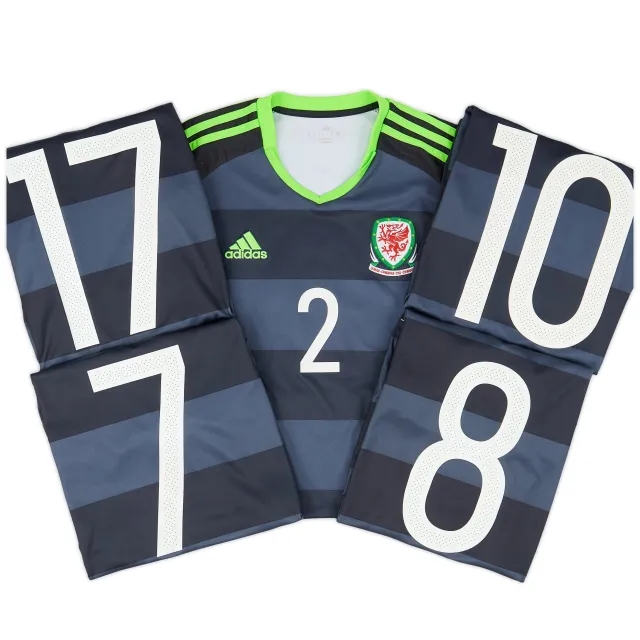 adidas 2016-17 Wales Player Issue Away Shirt # - 7/10 - (S)