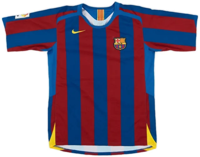 Nike 2005-06 Barcelona Home Shirt - 8/10 - (XL.Boys)
