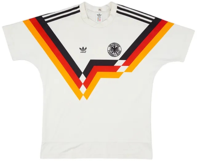 adidas 1988-90 West Germany Home Shirt #11 - 7/10 - (L)