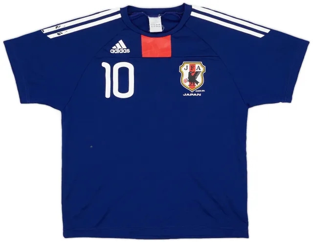 adidas 2010-12 Japan Basic Home Shirt #10 - 6/10 - (S)