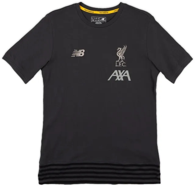 2018-19 Liverpool New Balance Cotton Tee - 8/10 - (S)
